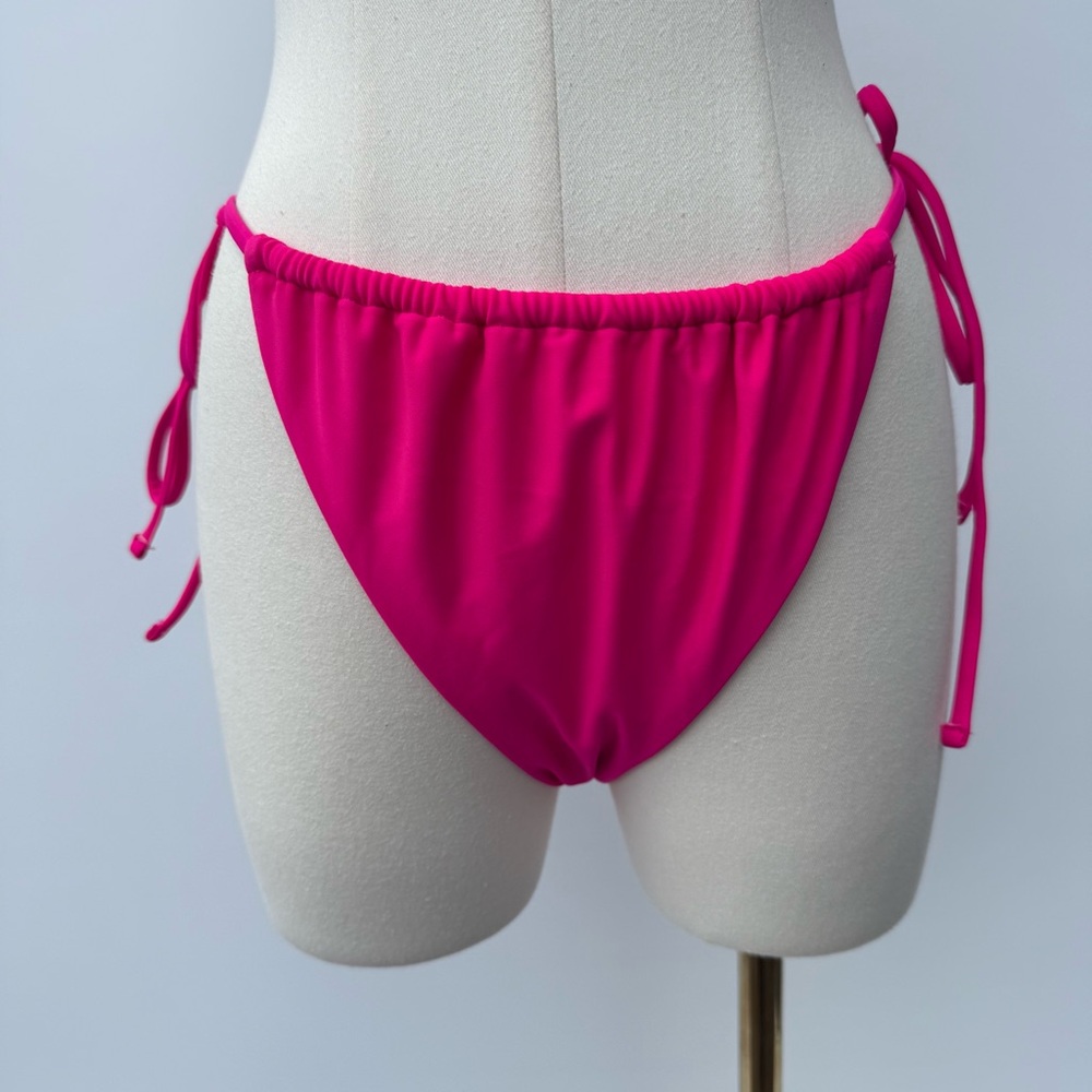 Loverbird Pink Halter Bikini Set Size M | High Cut Two Piece Swimwear NWT - Picture 4 of 9